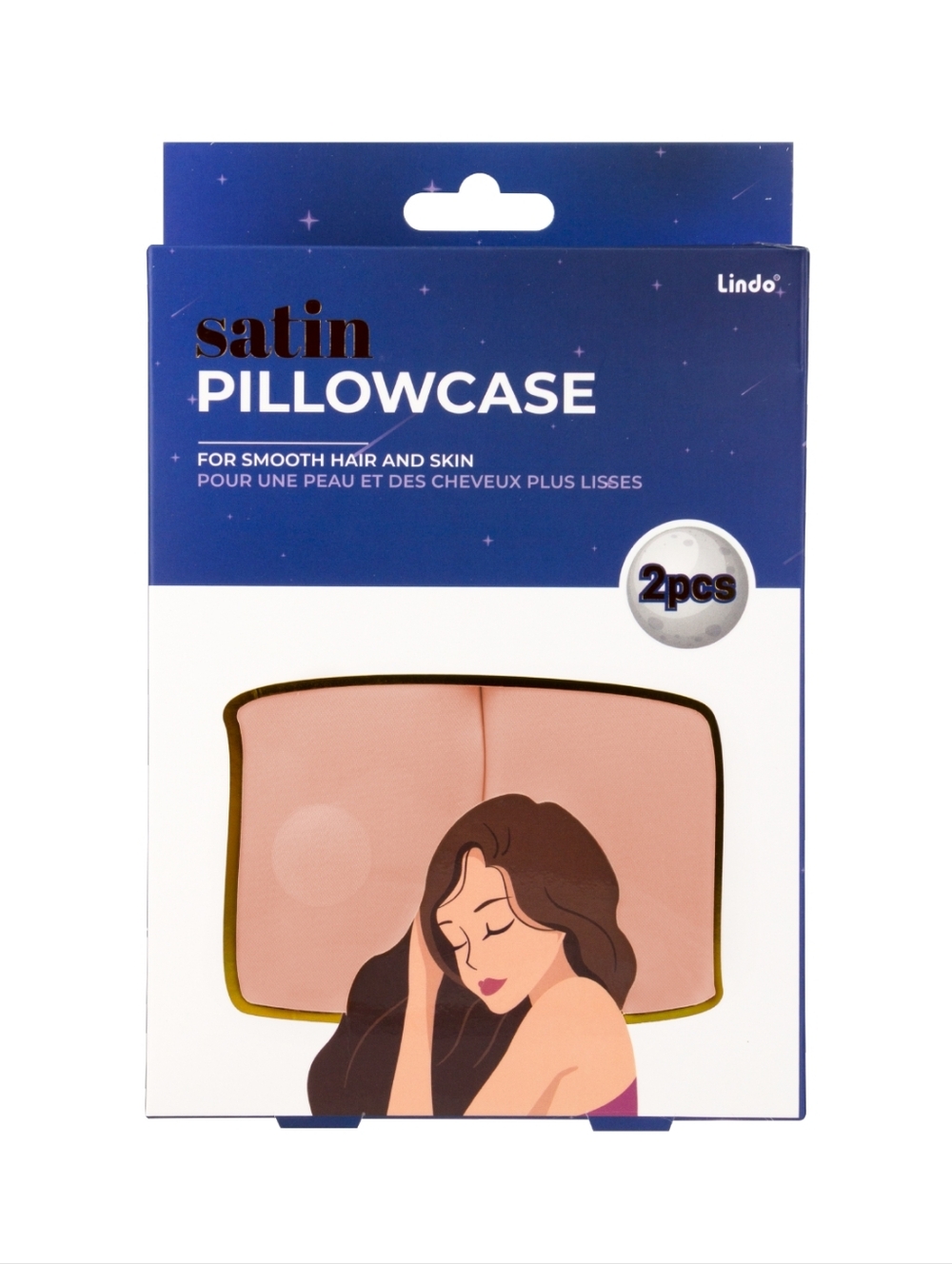 Lindo Satin Pillowcase Duo – 2pcs/pk NWT